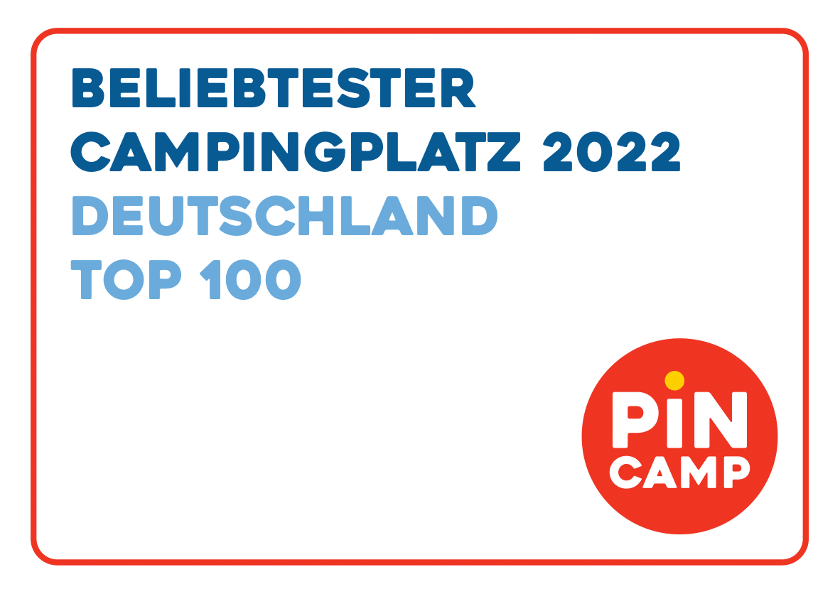 2022 Top 100 Auszeichnung beliebtester Campingplatz Deutschland