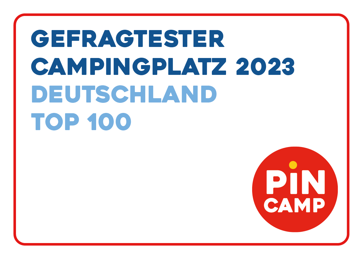2023 Top 100 Auszeichnung beliebtester Campingplatz Deutschland